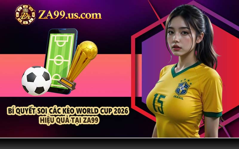 Bí quyết soi các kèo World Cup 2026 hiệu quả tại ZA99